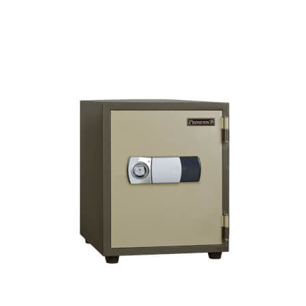 ตู้นิรภัยกันไฟ 70 กก. PRESIDENT แบบดิจิตอล ขนาดเล็ก 43 ซม. สีเทาสลับ_2